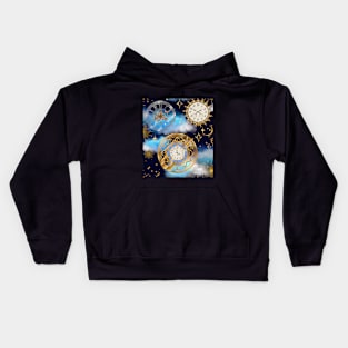 Celestial Clocks Kids Hoodie